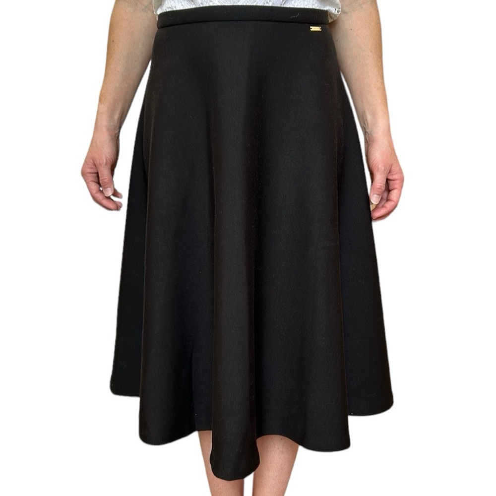 NWT Tahari Skirt Swing Style Black High Waisted Classic Dressy Retro Women’s 6
